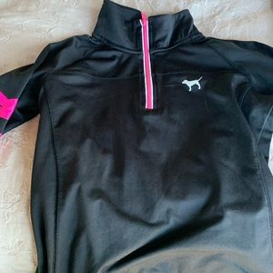 Pink by Victoria’s Secret black zip up sz M